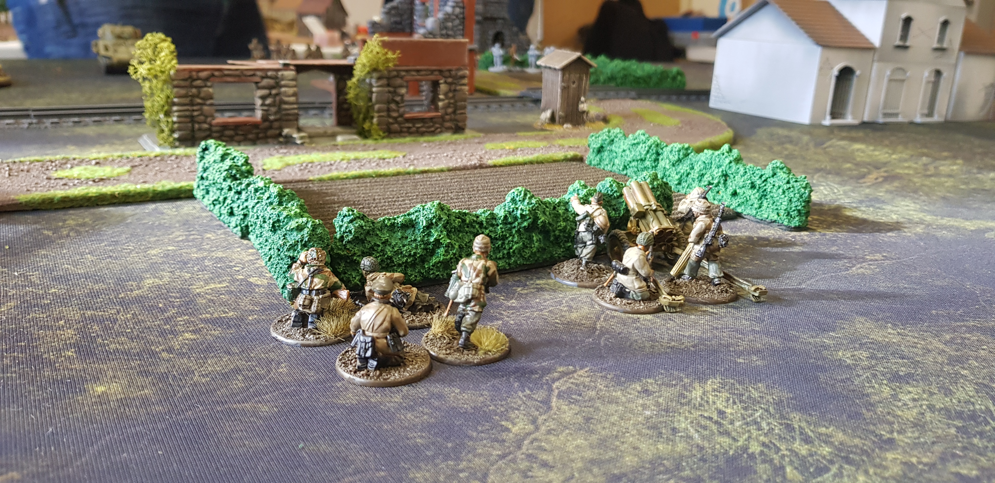 3FJD versus Northamptonshire Yeomanry in a fierce infantry engagement