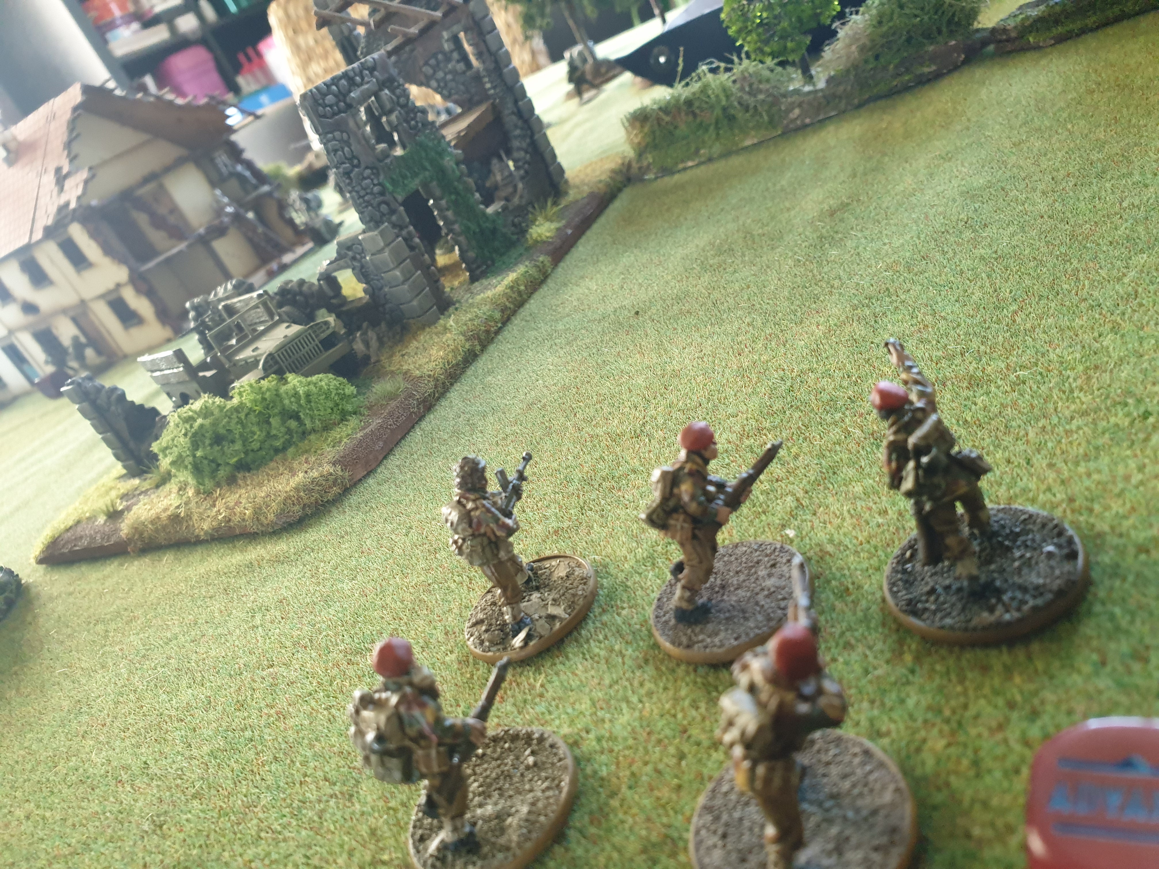 US Army 1st Infantry Division versus 352nd Infantry Division in a fierce infantry engagement