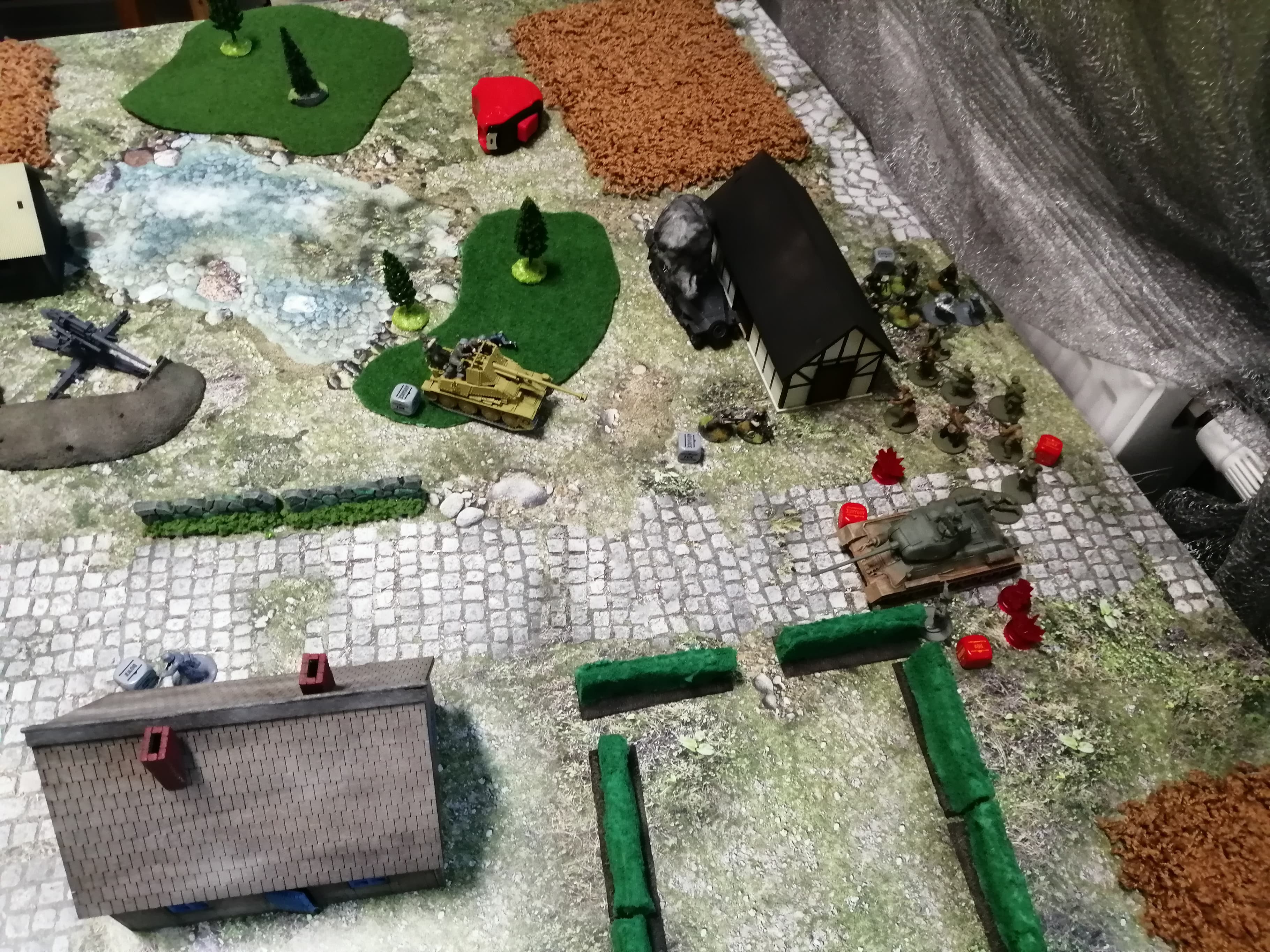 12 Army versus part of 7th army in a fierce infantry engagement