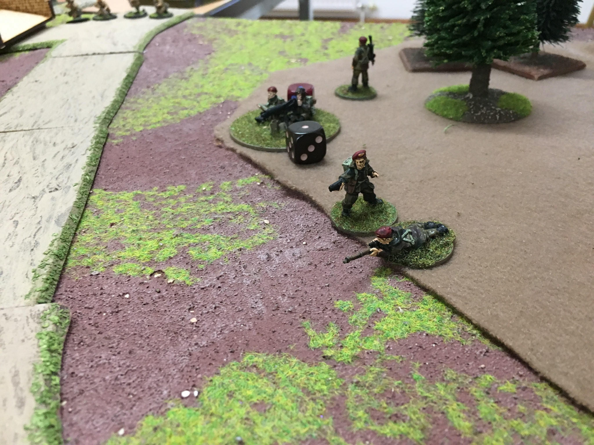 German grenadier’s versus The Red Devils in a fierce infantry engagement