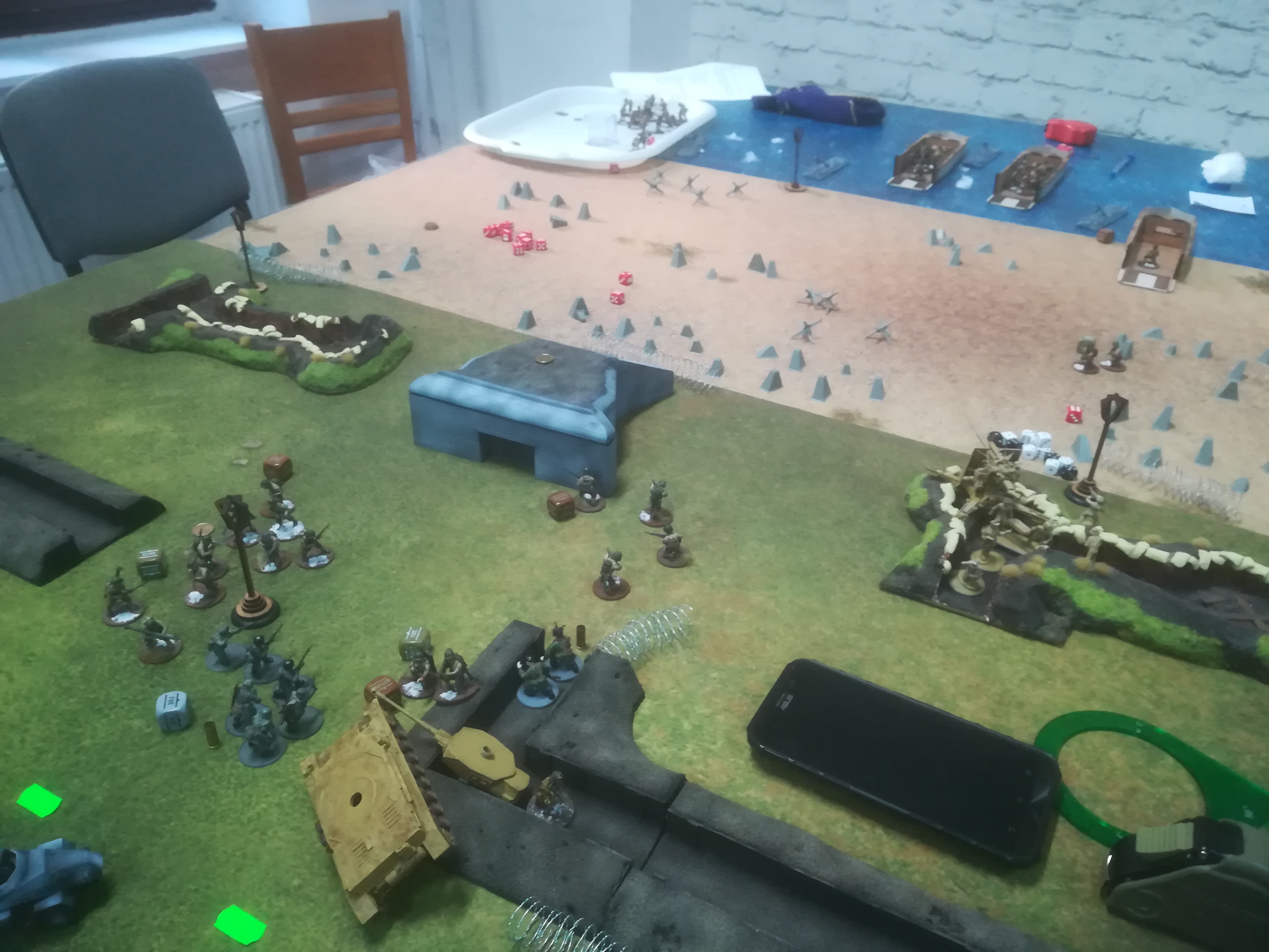 White Fire Batalion versus German engineer in a fierce infantry engagement