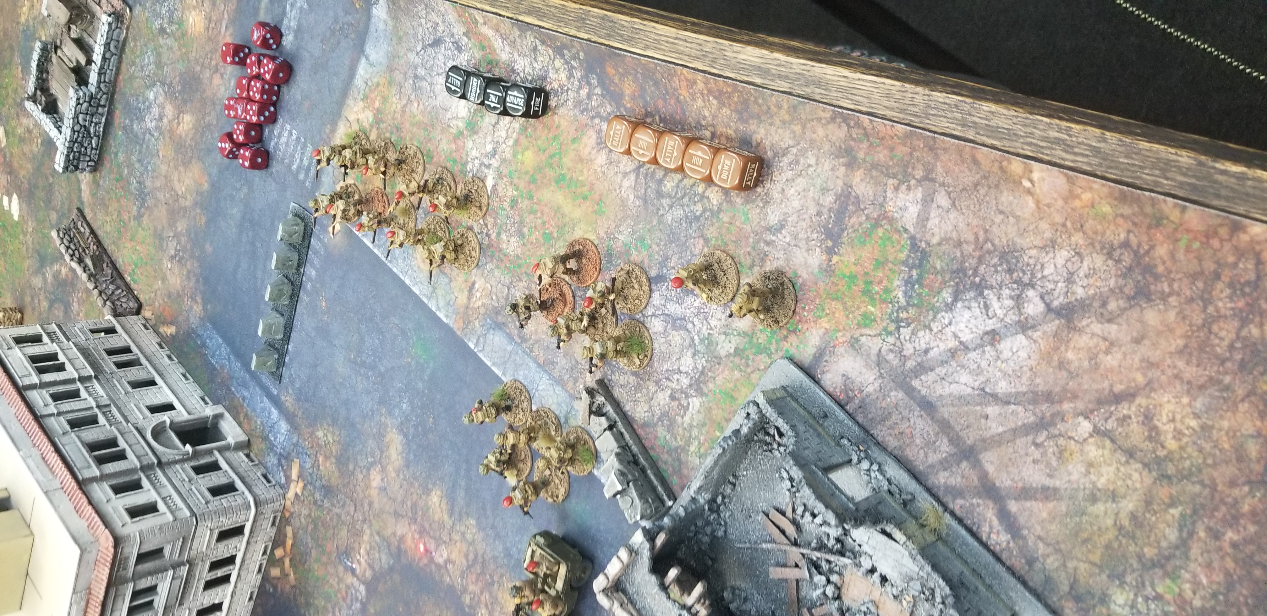 Ovcharenko versus Kampfgruppe rot in a fierce infantry engagement