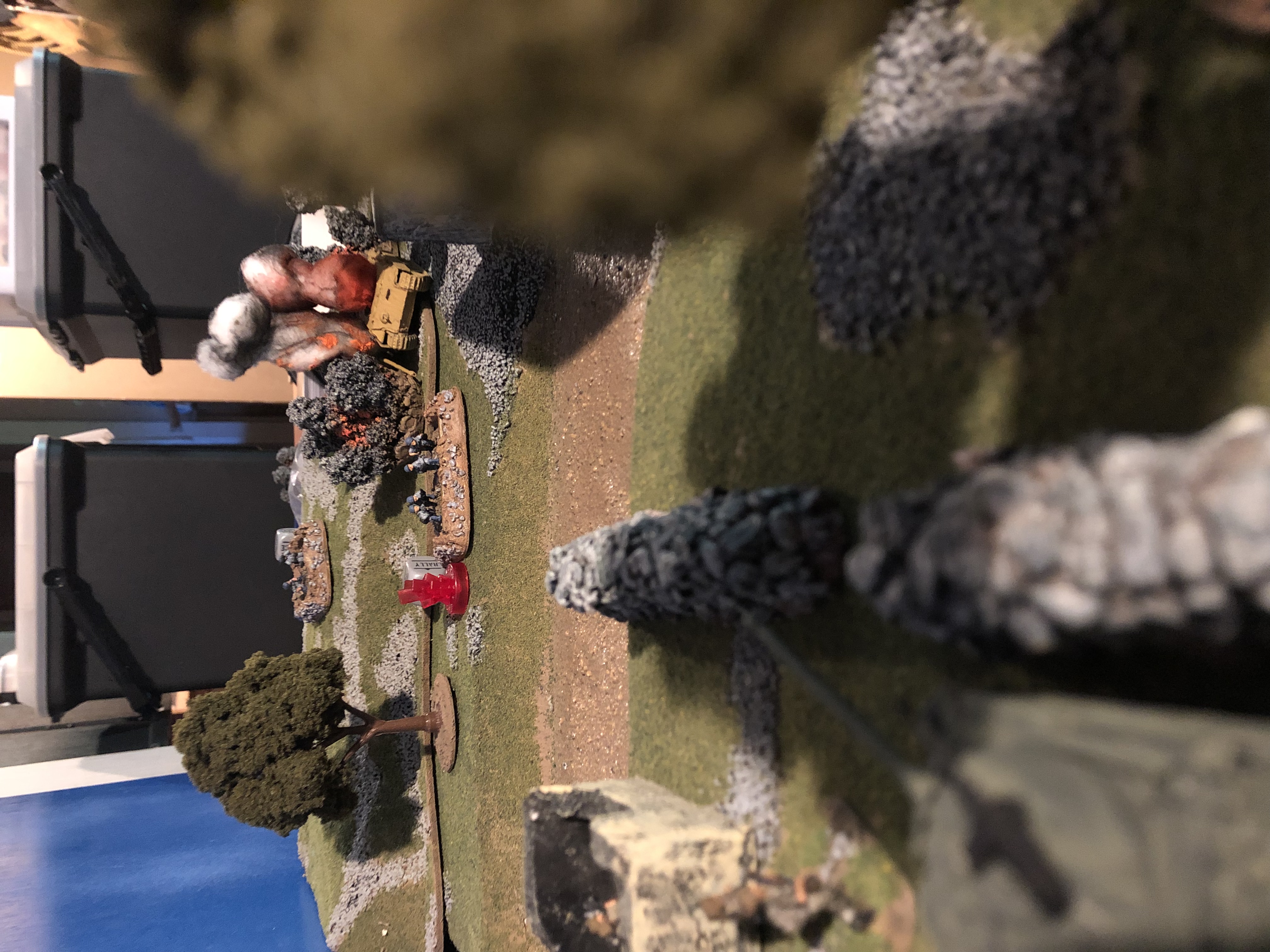 Skinner's Commandos versus The Wall in an armoured engagement