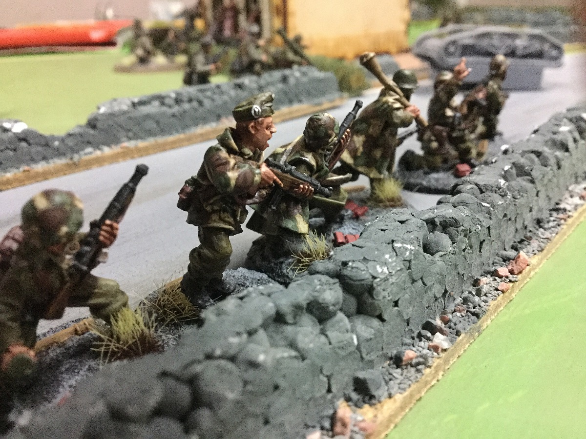 Brandenburgers versus Tommies in a fierce infantry engagement
